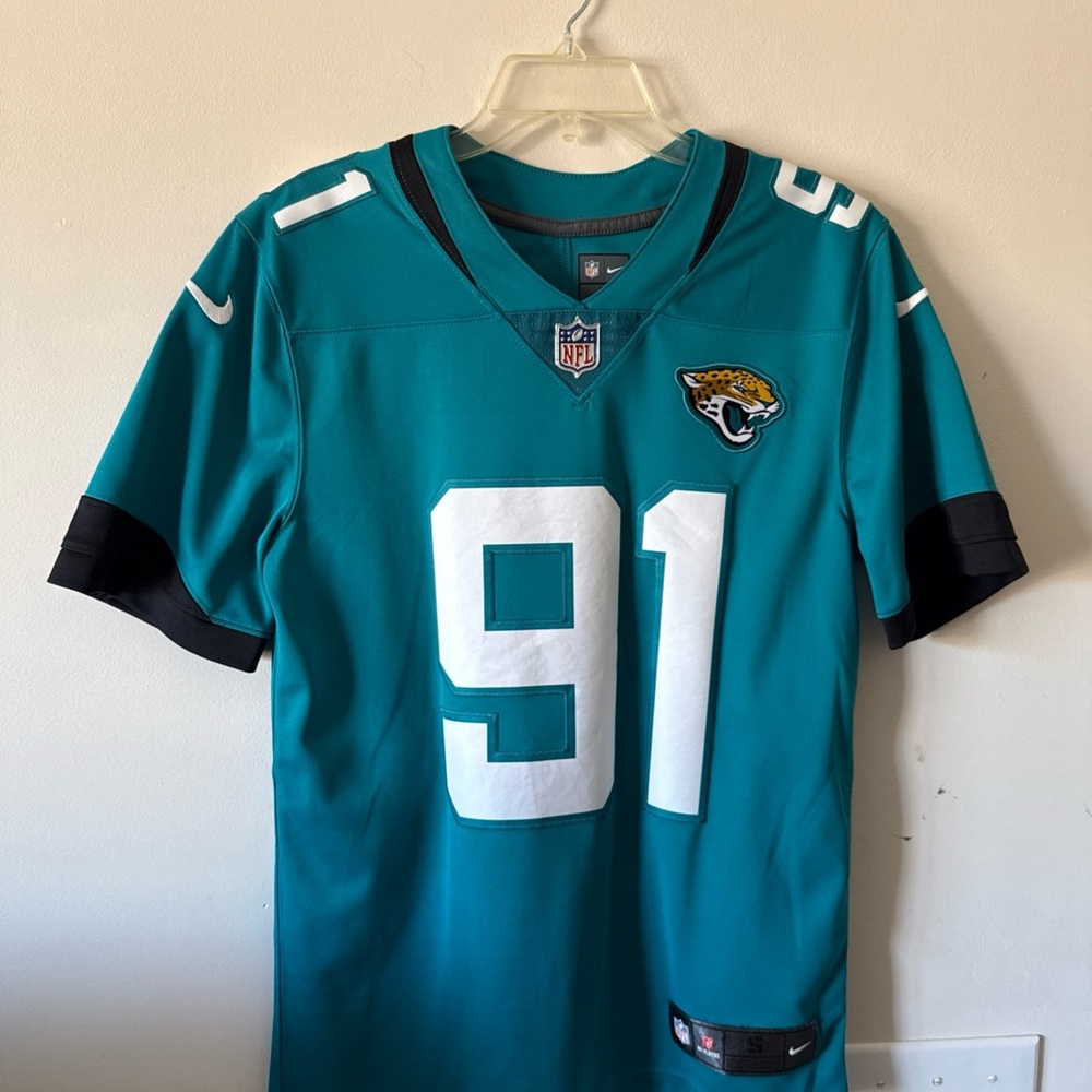 Men’s Nike Yannick Ngakoue #91 Jacksonville Jaguars Vapor Lmtd Jersey Sz S RARE